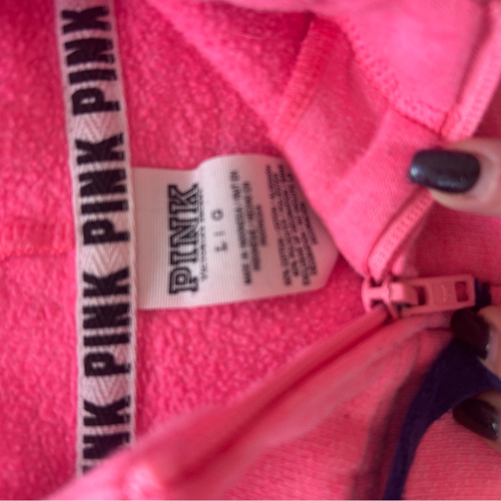 Lot of 3 PINK sweatshirt/jackets - Picture 5 of 8
